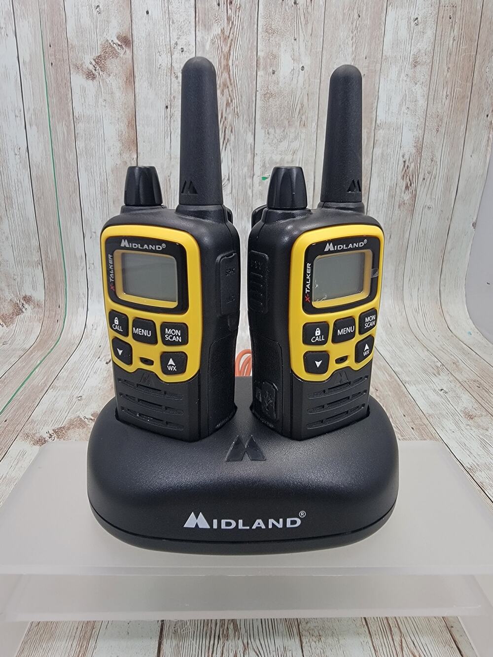 Midland T51R X-Talker Walkie Talkies Two-Way Radios Set of 2 w/Dock Charger